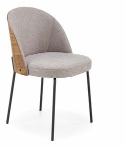Blagovaonska stolica  Kalipo  (siva + svijetli orah)