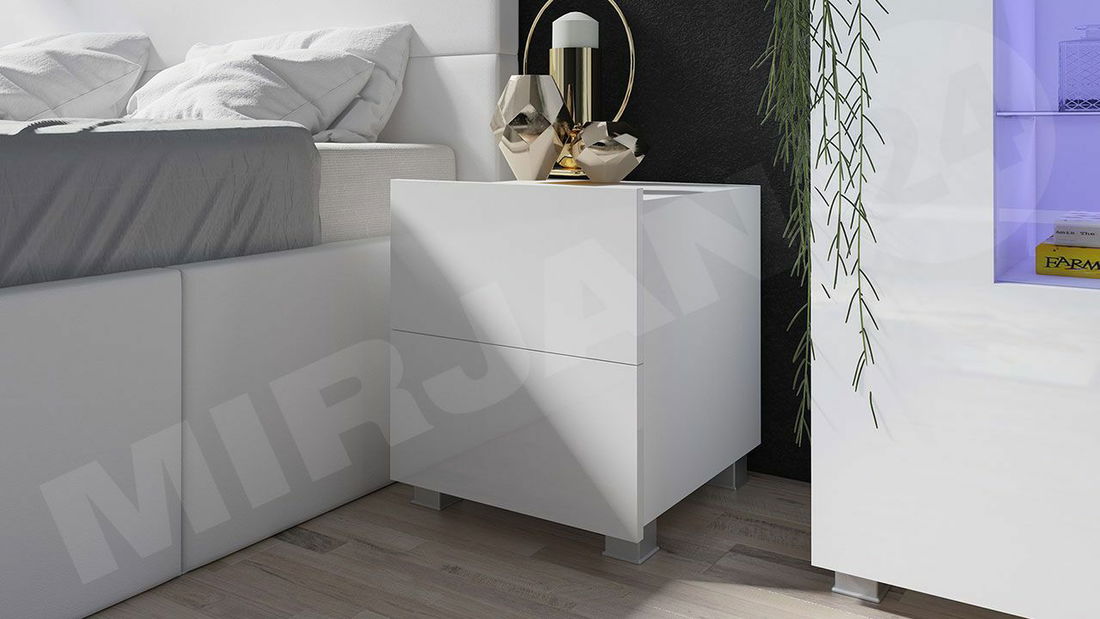 Set noćnih stolića (2 kom.) Tilderi Grey (antracit) *rasprodaja