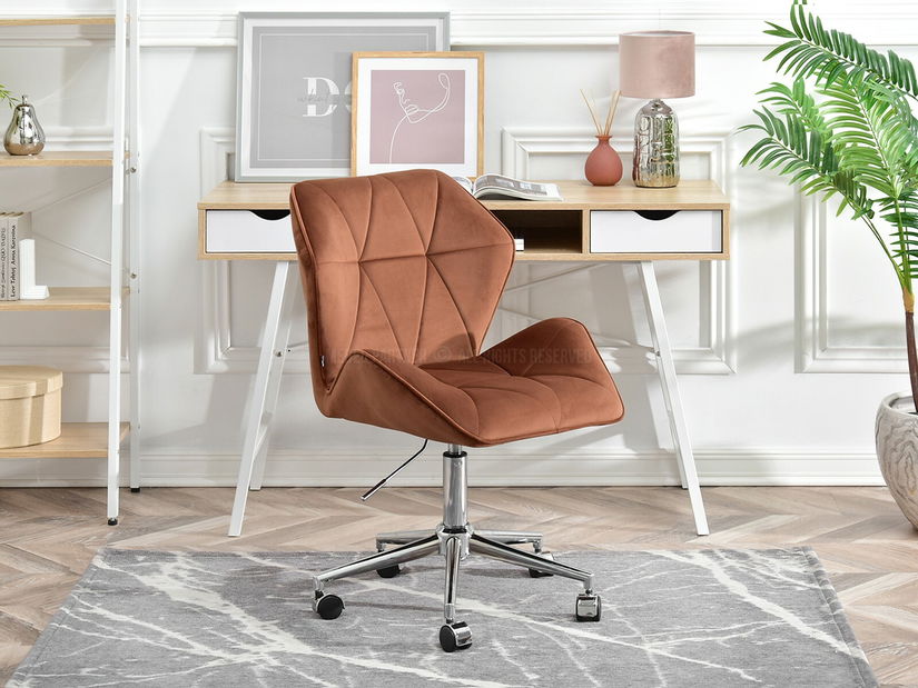 Fotoliu Velma M (cupru + crom)