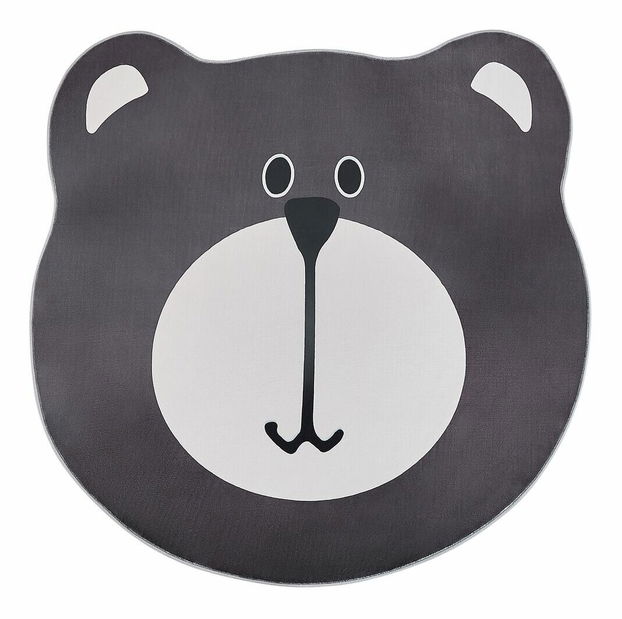 Gyerekszőnyeg 100 x 160 cm Jing (fekete fehér)