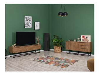 Mobilier living Lexuna 20 (Nuc + Negru)