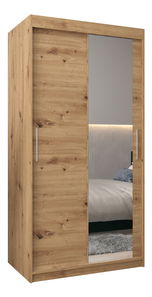 Ruhásszekrény 100 cm Toki 2 (artisan tölgy + artisan tölgy)