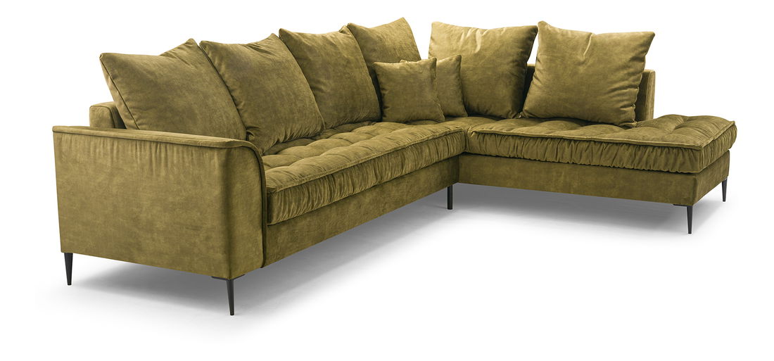 Kutna garnitura- Lunara (tamnožuta) (D)