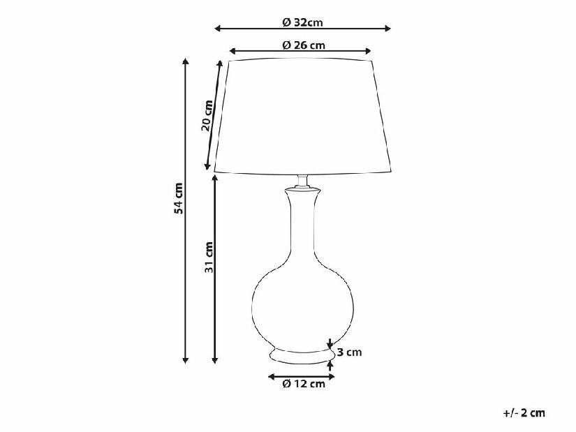 Lampă de masă Nizza (multicolor)