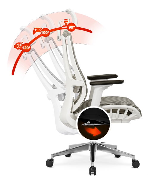 Kancelárska stolička Skyler (béžová) 