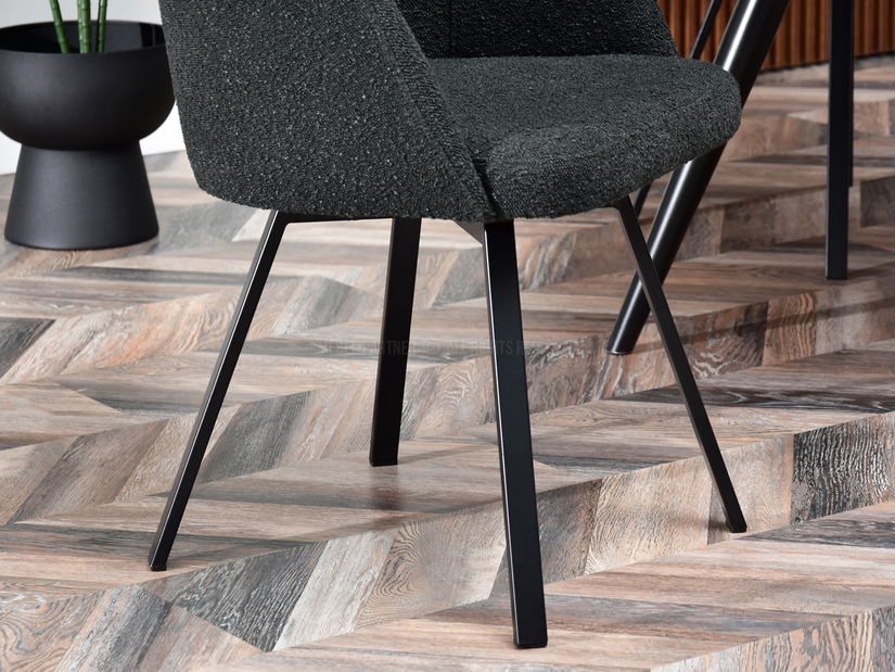 Jedálenská stolička Lejano (čierna)