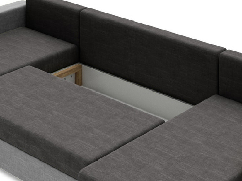 Sofa na razvlačenje s prostorom za odlaganje Jasmine U (Lux 29)