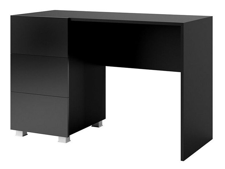 Masă de scris Brenali BR08 (Negru + Negru lucios )