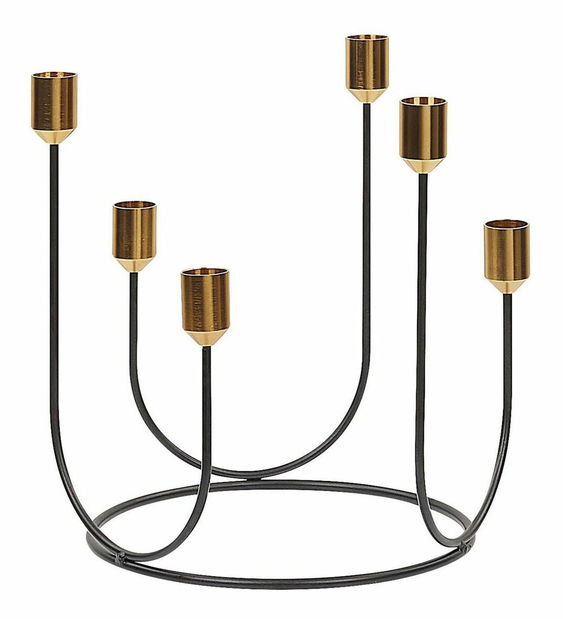 Svietnik PANEO (čierna)