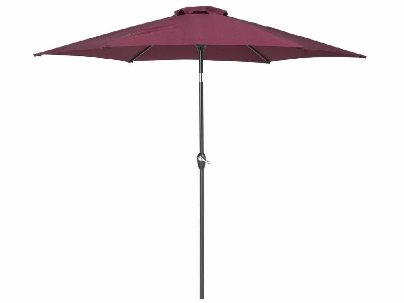 Umbrelă de grădină 270 cm VARENA (aluminiu) (roșu închis)