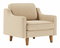 Kreslo Robia 1 (béžová + orech)