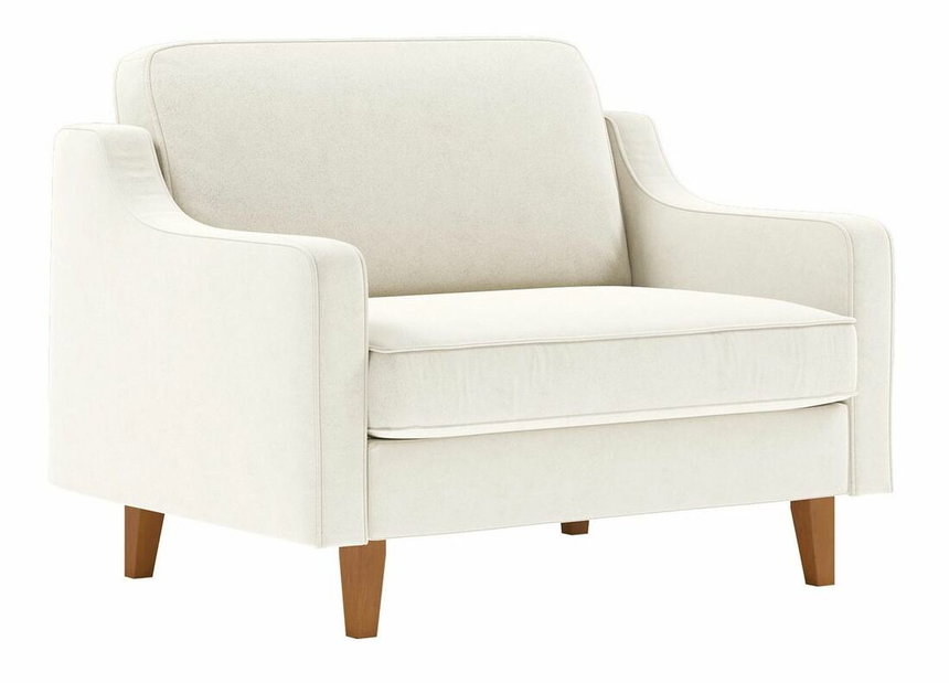 Kreslo Robia L (smotanová + orech)