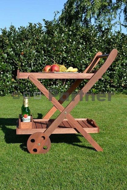 Záhradný servírovací stolík La Rochelle (Meranti)