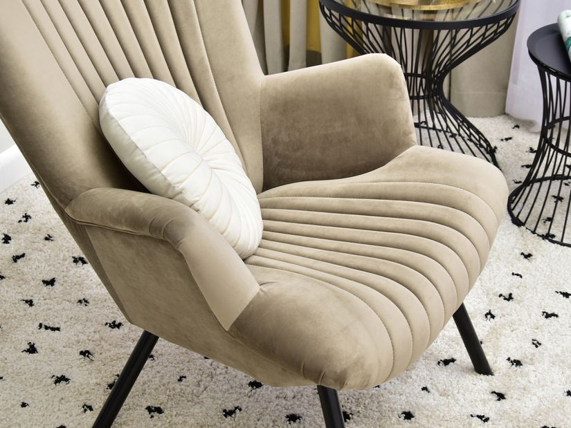 Relaxačné kreslo Lanzaris (čierna)