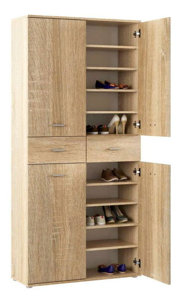 Cipőtároló (cipősszekrény) Variacion (szonoma tölgy) 