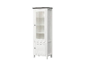 Vitrină Hesen REG1W1D/20/7 (cu iluminat LED) (zadă sibiu deschis + Pin larico)