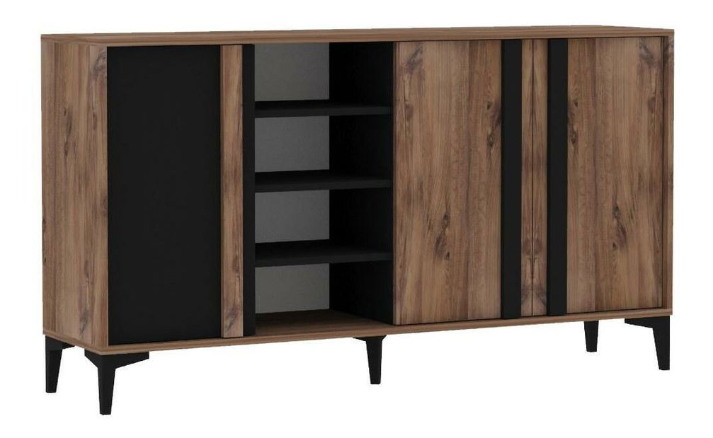 Skrinka Dorry (atlantická borovica + antracit)