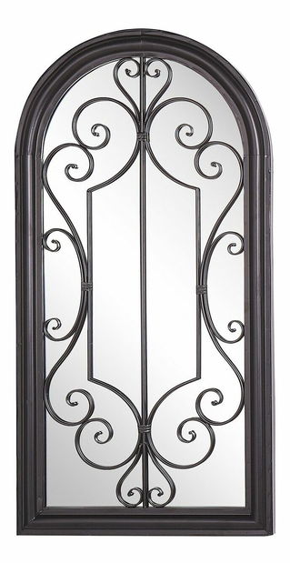 Fali tükör Cherry (fekete)