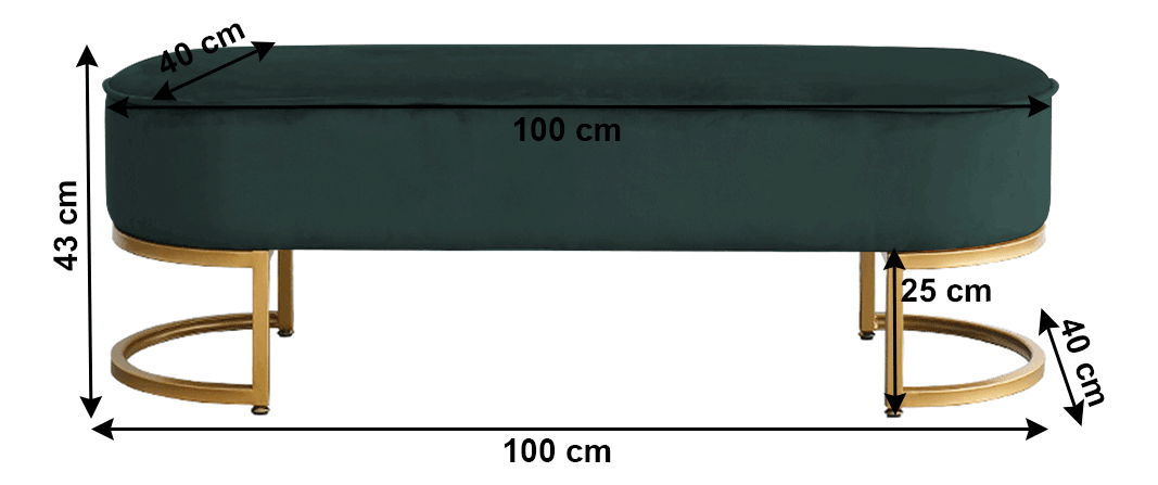 Bancă Mikki (verde)