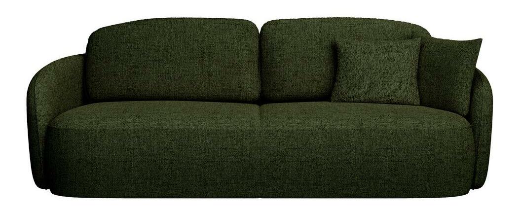 Pohovka trojsedačka Sheila (olivová + čierna)