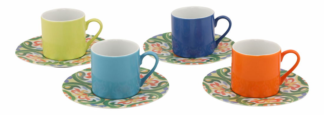 Kávová súprava (8 ks.) Nobbi (viacfarebná)