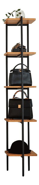 Raft Mollien (negru + acacia)