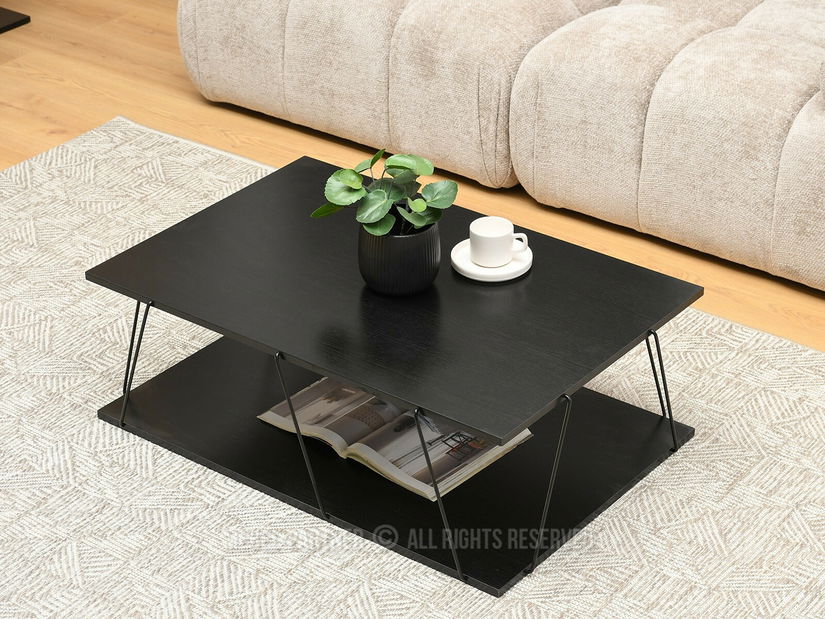 Măsuță de cafea Haika (negru)