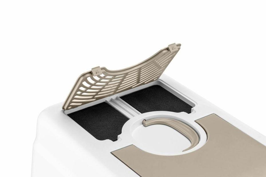 Mačací záchod Catty (biela + béžová)