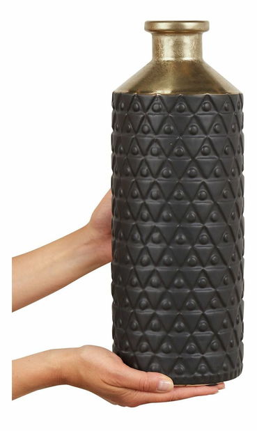 Vază AVONDALE 39 cm (sticlă laminat) (negru)