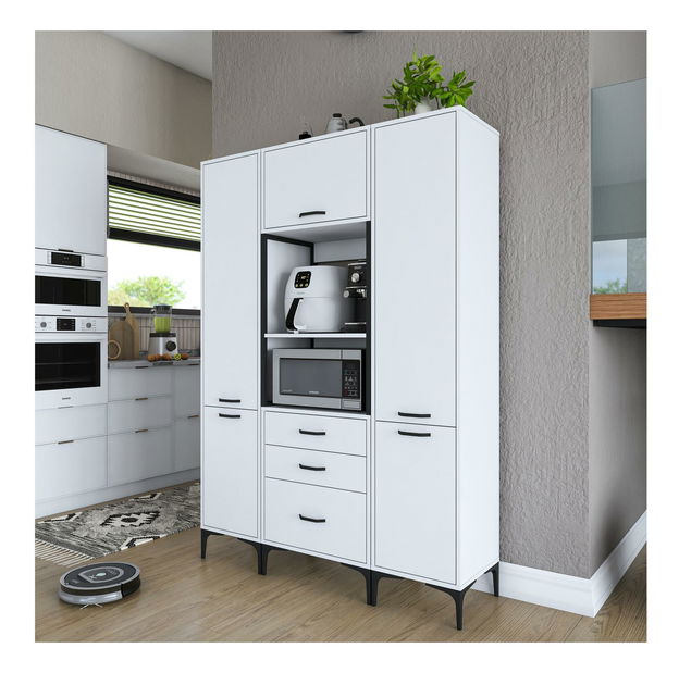 Dulap cu rafturi Jenaretta 145 (alb)