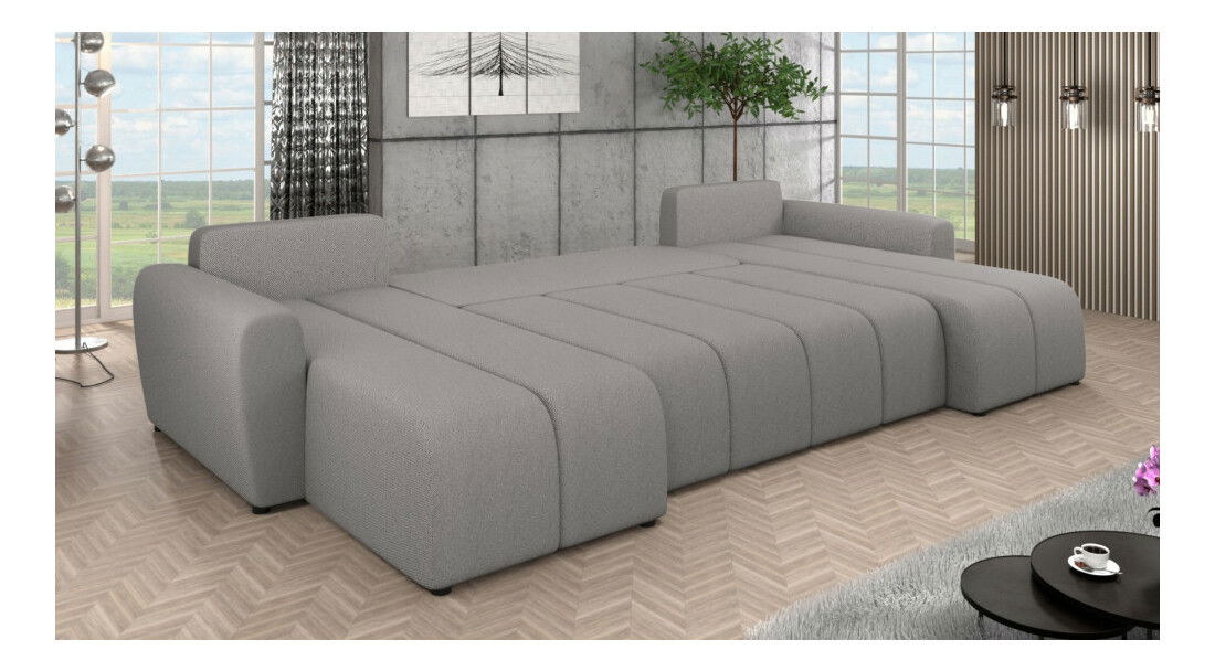 Kutna garnitura Delia (siva)