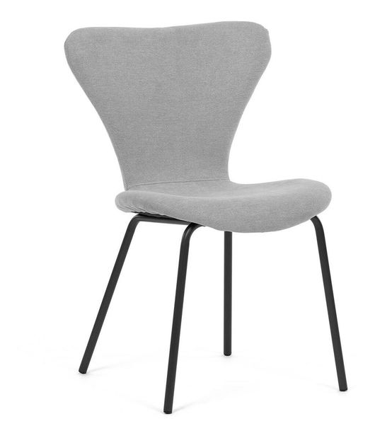 Scaun sufragerie Calderon (argintiu)