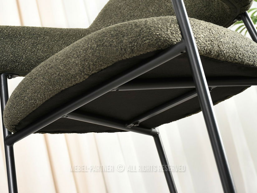 Scaun sufragerie Exigente (verde + negru)