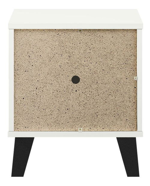 Éjjeliszekrény Brisas (fehér + fekete)