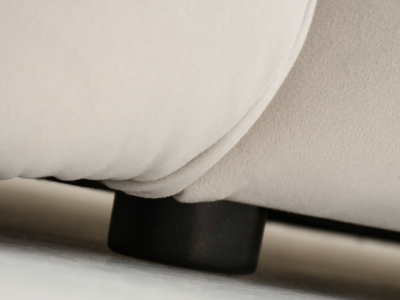 Rohová sedačka Organice (béžová + čierna)