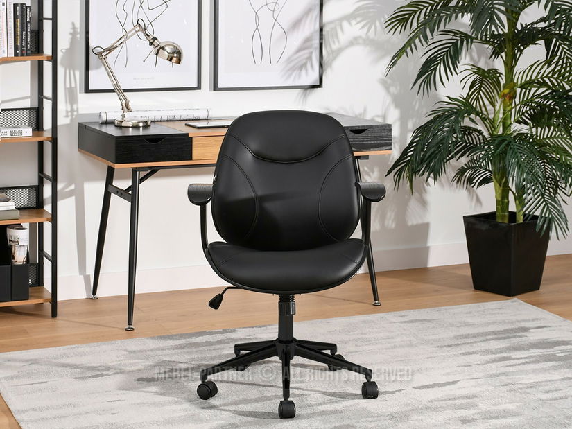 Kreslo Raynold (čierne drevo + čierna)