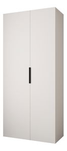 Šatníková skriňa 110 cm Carmela 50-4 (biela + čierna)