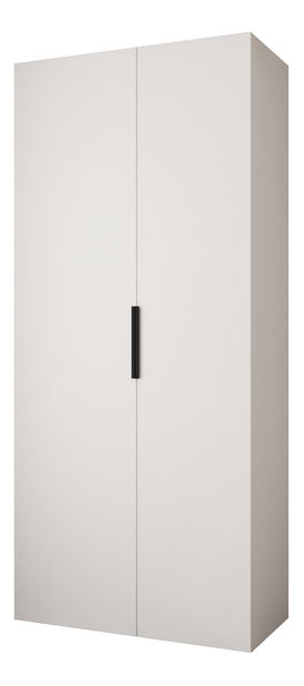Dulap de haine 110 cm Carmela 50-4 (alb + Negru)