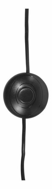 Závesná lampa Henty (čierna)