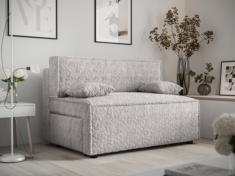 Kétszemélyes kanapé Mirage (fehér)