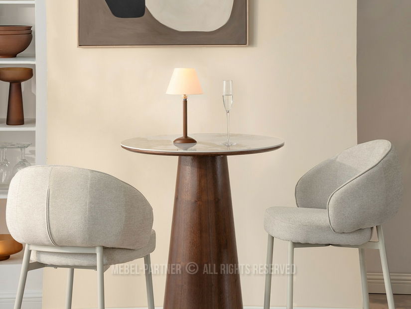 Scaun bar Ravelianto (bej + gri)