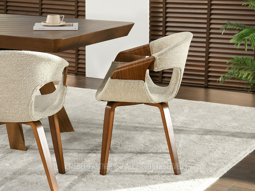 Scaun sufragerie Kwasnuwski (bej)