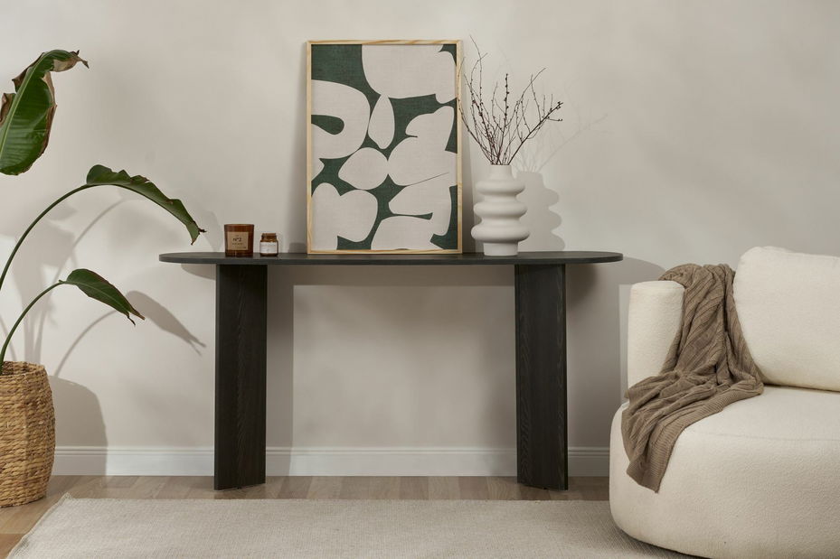 Konzolasztal Sirinda (fekete)