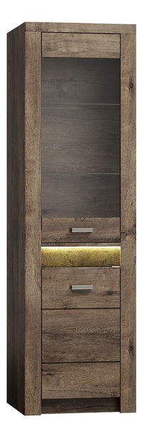 Vitrína Nadenas N4-L (jaseň tmavý)