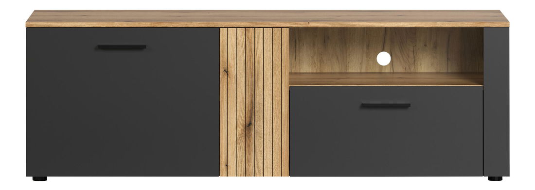 TV ormarić Esferas (grafit + hrast evoke) 