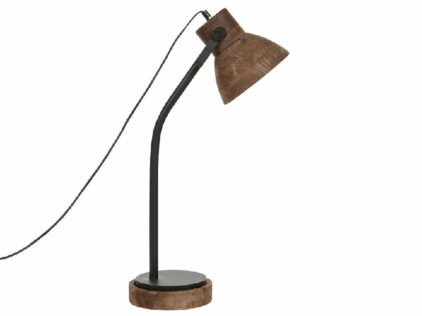 Stolná lampa Kolza (tmavé drevo)