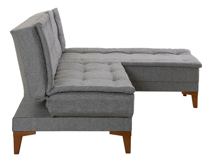 Canapea extensibilă Syrma (gri)