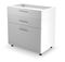 Alsó konyhaszekrény Verlene 80/82 (szürke + fehér)