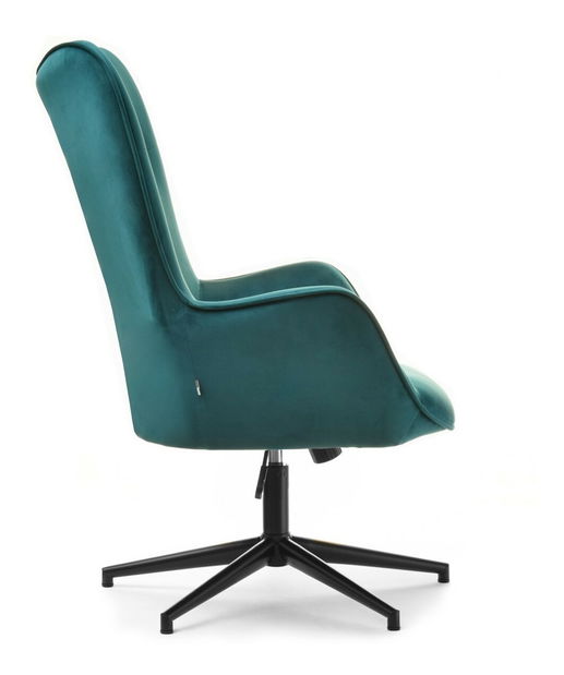 Kreslo Truni (tyrkysová + čierna)