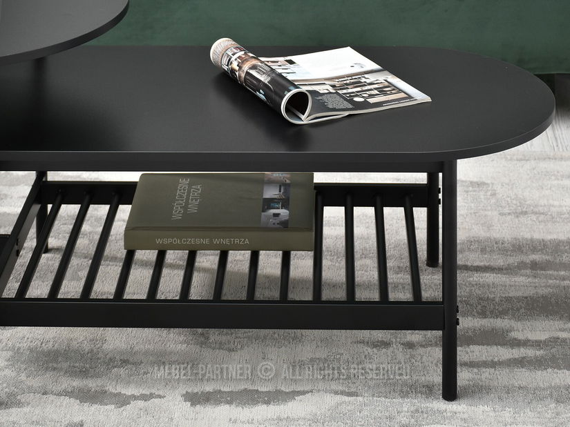 Dohányzóasztal Lorelail Xl (fekete)